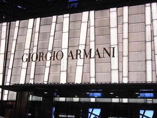 giorgio armani brand identity